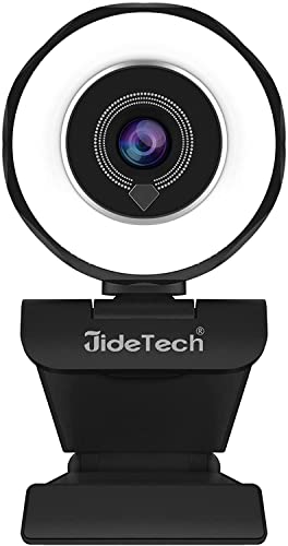 JideTech Webcam 2K Con Microfono Treppiede Full Hd 30fps Streaming