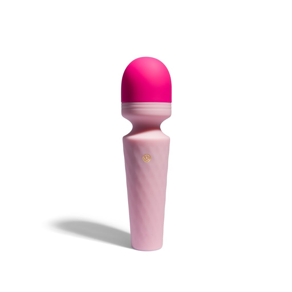 Platanomelón - Mini Vibrador Clitorial Superflexible, 10 Modos de Vibración, Sumergible y Recargable - Mini Diva Rosa