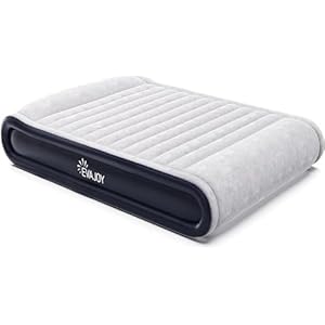 Luxus luftmatratze 1 personen, 228 x 99 cm Luftmatratze selbstaufblasend mit eingebauter elektrischer Pumpe, Luftbett 1 personen ,Premium-Gästebett, Aufblasbare Matratze für Camping oder Heimgebrauch