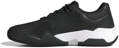 adidas Solematch Men's Control 2 Sneaker, Black-white-metallic si...