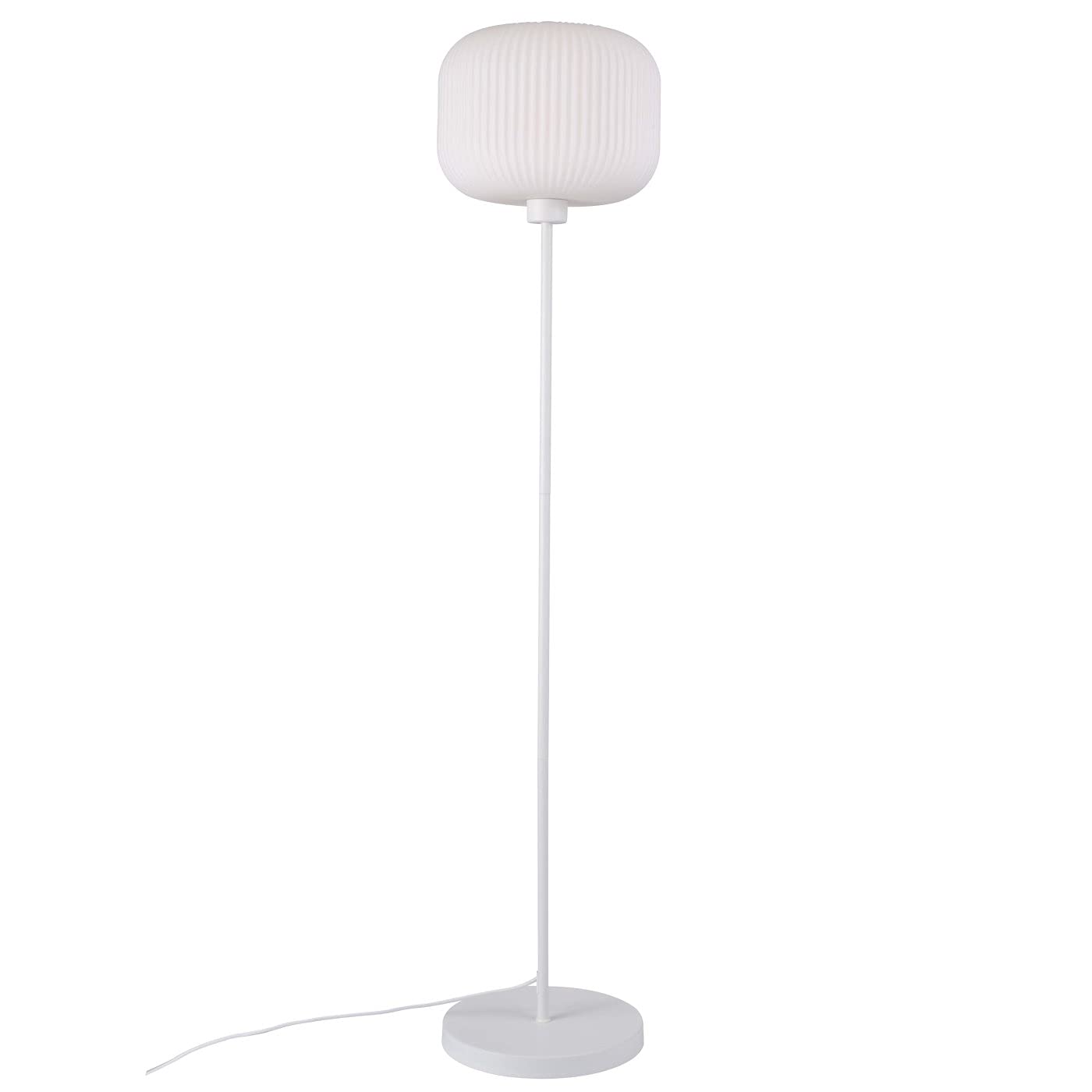 Nordlux Milford Floor Lamp White Metal Livingroom E27 Switch