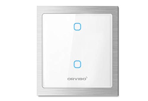 Interruptor zigbee Inteligente de orvibo Compatible a través de App Homemate con Google Home/Alexa - Orvibo Aurora Switch 2