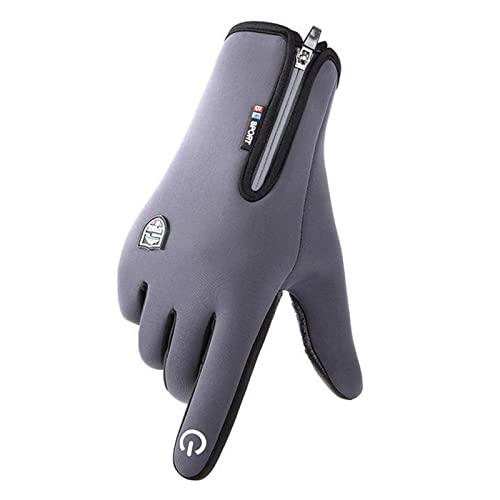 Gants Hiver Chauds à éCran Tactile Hommes Tricot RéSistant Au Froid Cyclisme Sports Écran Gants Doublure antidérapante Polaire Thermique Anti-Vent Étanche Sports de Plein Air Moto Vélo Moto Femmes Cover
