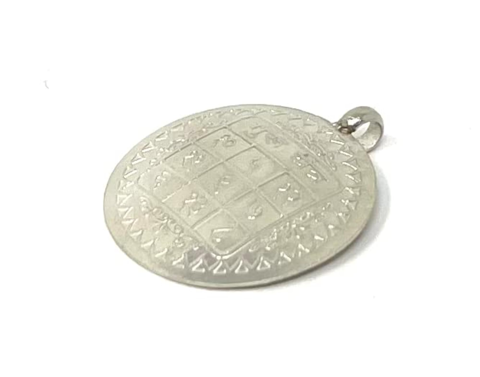 100% Pure Silver Guru Yantra Pendant with Lab Certificate, Gift for Him & Her