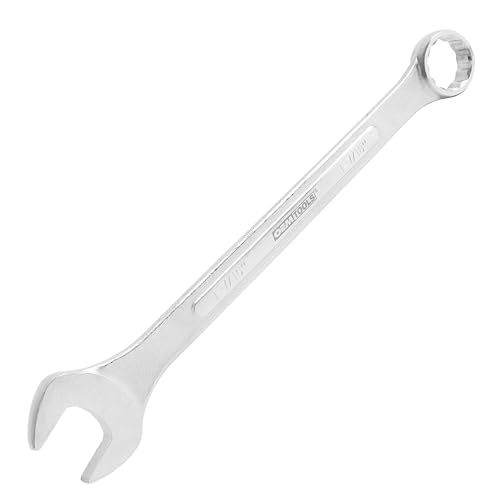 OEMTOOLS 22107 1-7/16 Inch Jumbo Combination Wrench SAE Jumbo Wrenches with Offset Box End and Open End Design Greater Access and Clearance More Torque