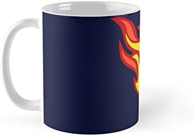 Shopsmeade Tennis Ball On Fire Mug with Electronic Education Record ® Gift Card | Collector Edition Mug | Gifts for Boyfriend Girlfriend Fiance Spouse Friends Him Her Men Girl Birthday Anniversary Everyday Gift Mug