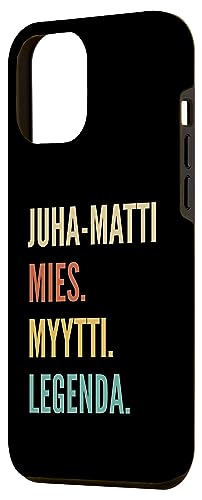 Image of iPhone 13 Pro Max Funny Finnish First Name Design - Juha-Matti Case