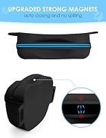 heouvo 1.67 Cup Magnetic Dog Treat Pouch with Training Clicker (Black) — image 4
