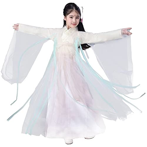 Winter Chinese Traditional New Year Dress Chinese Hanfu Dress for Girls
