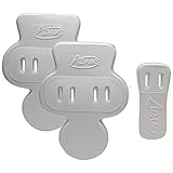 ADAMS USA Tuff Light Hip Pad Set with Foam Insert and Slots (3-Piece)