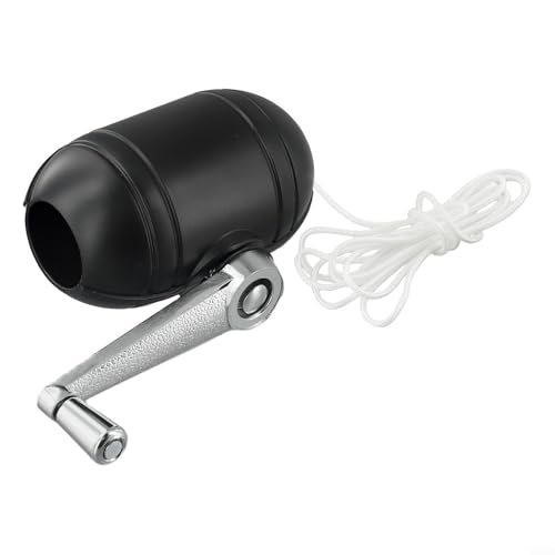 Outdoor Umbrella Replacement Tilt Mechanism Crank Handle Spare Part for Garden Patio Balcony Umbrellas with Rope Attachment Black Fit PP Material Weather Resistant Accessory for Shade Structure