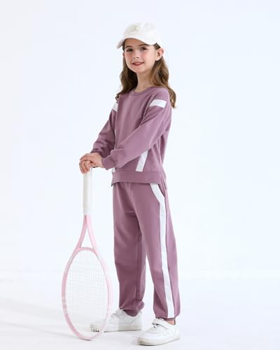 SANMIO Toddler Girl Clothes 2 Piece Outfits Fashion Sweatshirts+Sweatpants Long Sleeve Tracksuit Clothing Set Size 3-8Y4