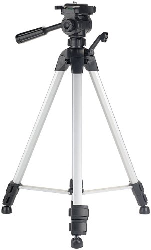 Somikon Kameraständer: Profi-Alu-Stativ für Photo- und Videokameras, bis 157 cm hoch (Stativ für Kamera) – Bild 3