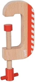 Goki 58401 Screw Clamp Toy Tools, Multicoloured
