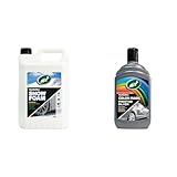 Turtle Wax Cherry Snow Foam 53111 - Thick, Rich Car Shampoo & Wash Removes Road Film, Grease & 52710 Color Magic Car Paintwork Polish Restores Colour & Shine Silver 500ml