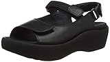 Obermaterial Rindsleder Wolky Damen Jewel Sandal, 300 Black martinaca l, 39 EU