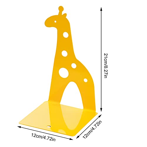 Marrywindix Yellow Cute Giraff Nonskid Bookends Bookend Art Gift #TOP2