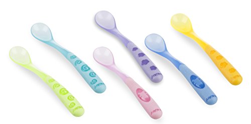 Nuby - Set 6 cucchiai svezzamento
