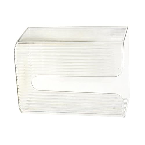 Soporte para caja de pañuelos montado en la pared, dispensador de toallas de papel fácil de instalar para el hogar y la oficina, decoración de sala de estar