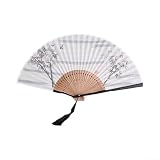 Set completo: include 1 ventaglio pieghevole in stile zen cinese nel colore scelto: nero, bianco, grigio scuro, grigio o oro.