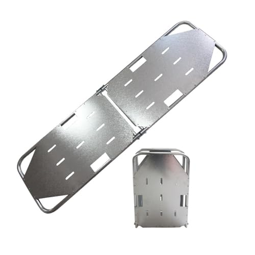 Civière plate légère en aluminium de 159 kg avec panneau dur rigide haute résistance