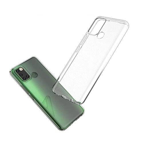 Image of Case Creation New Realme 7i Premium Imported 0.3mm Crystal Clear Totu Silicone Transparent Flexible Soft Corner Protection with TPU Slim Back Case Color Cover for Oppo Realme 7i