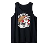 funny big nick energy christmas santa african american canotta