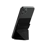 MOFT Phone Stand with 3M Adhesive for Android, iPhone and Most Smartphones, 2 Viewing Angles, Slim Wallet Stand (Pure Black)