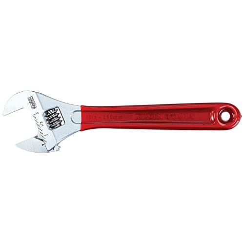 Klein Tools D507-10 Adjustable Drive Wrench, Forged With Extra Capacity Jaw And High Polish Chrome Finish, 10-Inch #TOP5