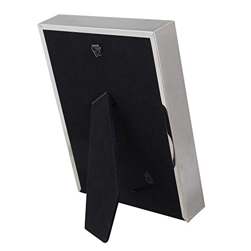 Northlight 8" Contemporary Rectangular 4" X 6" Photo Picture Frame - Silver And Clear #TOP5