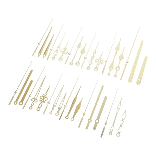 NUOLUX 12セット 軽量鉄製クォーツ時計 ムーブメント用 掛け時計針 交換用針 簡単取付け なインテリア装飾