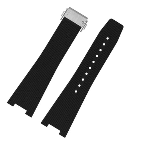 Bracelet silicone Bell&Ross BR05 et BRX5 noble texture souple 25mm