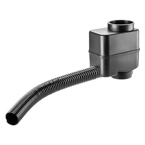 KADAX Regenwassersammler für Garten, Regenwassertonne für einfache und schnelle Montage, Lebensdauerer Regenwassertank, Regendieb aus Kunststoff (Schwarz)