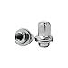 Mysttoo 4PCS M14x1.5 Chrome Wheel Lug Stud Nut Set Compatible with 1998-2023 Toyota Land Cruiser Sequoia Tundra Lexus LC500 LS460 LS500 LS600h LX470 LX570 90942-01103 90942-02077
