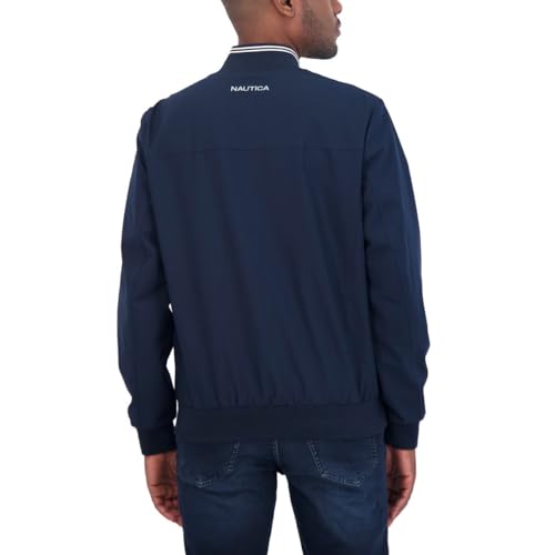 Image of Nautica Men's Lightweight Bomber Jacket - Wind & Water-Resistant, Regular, Big & Tall Sizes
