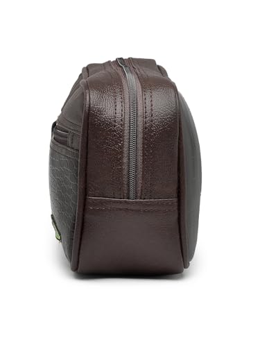 Image of ASIAN Premium Brown Textured Sling Pouch | Compact, Stylish & Travel-Ready Bag for Women and Girls