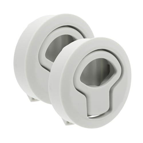 NULYLU 2 Sets Hammer Door Lock Marine Hatch Boat Hatch Latches Boat Parts Cabinet Hardwares Door Cabinet Latch Pull Boat Lid Latches Boat Latches Flush Pull Flush Latch