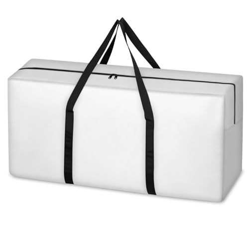 Cartoon Cat Extra Large Moving Bags Heavy Duty Storage Bags Graffiti Cat Cloth Wrap Around Handles Double Zipper Reusable Convenient Foldable Storage Tote for Travel Camping Space Save