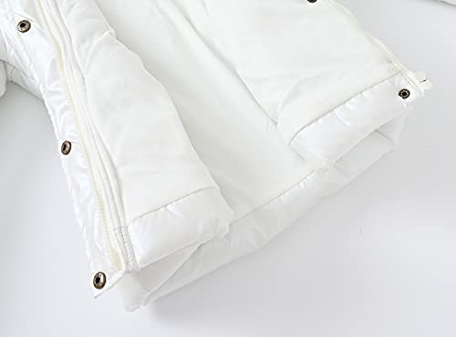 Girls' Winter Coat Waterproof Long Parka Warm Hooded Puffer Jacket with Faux Fur Kids Sherpa Lined Down Coat Outwear4