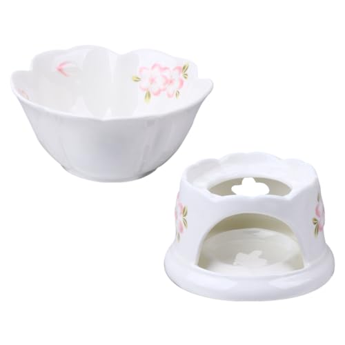 PLAFOPE �Z���~�b�N�t�H���f����Z�b�g ���F�����{�E���t�� �ƒ�p�`���R���[�g�t�H���f�� �`�[�Y�����e�B���O�|�b�g �E�����f�U�C�� ���[�֗� �P�[�L�V���b�v��V���b�s���O���[���ɍœK 1Set