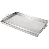 LotFun 25' x 16' Stainless Steel Cooking Griddle for Outdoor Gas...