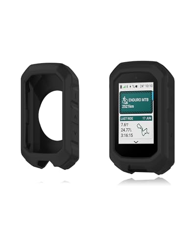 Coque Garmin Edge VTT en silicone yystao avec film ecran TPU
