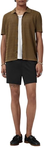 Bañador para hombre John Varvatos Maui en color negro elegante 4