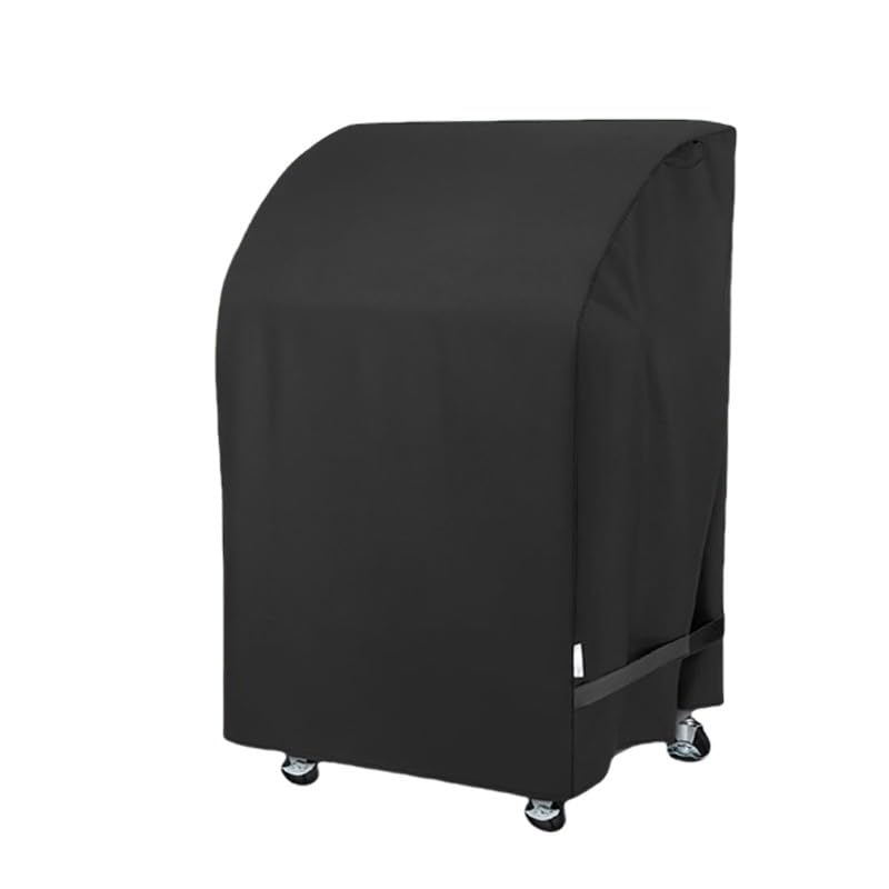 Pokrowiec na grilla na zewnątrz, wodoodporna tkanina Oxford, pasuje do grilla 69,8 x 69,5 x 96,5 cm lub 147,3 x 63,5 x 113 cm, czarna i odporna na warunki atmosferyczne ochrona sprzętu do grillowania