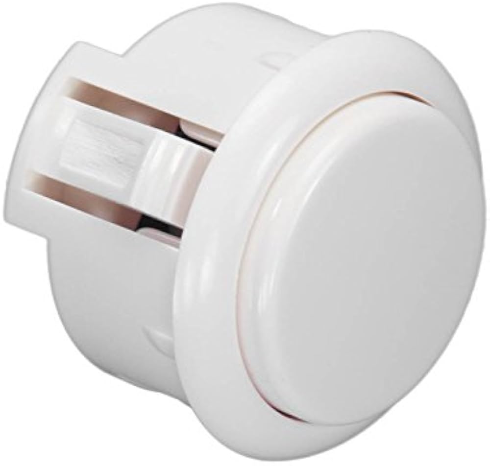 Amazon | 三和電子 ハメ込み式押しボタン30φ 白 OBSF-30-W | 押し