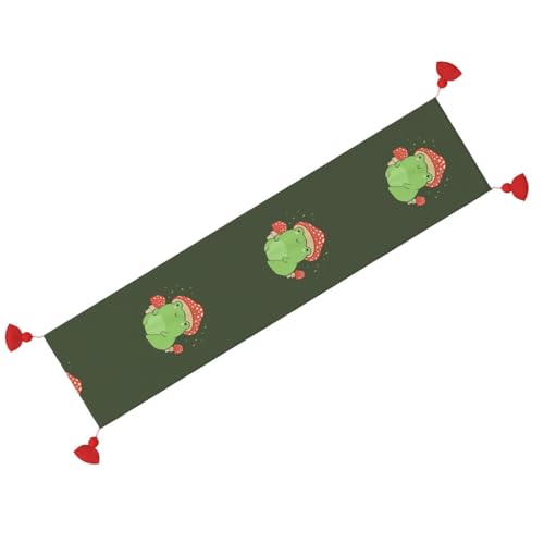 Chemin de table de Noël lavable pour protéger et décorer la table de cuisine