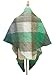 Wander Agio Women Fashion Shawl Warm Long Winter Wrap Scarves Cashmere Soft Feel Plaid Triangle Green 16