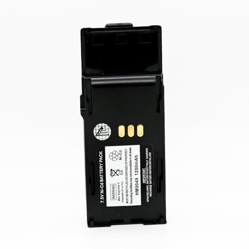 ExpertPower® 7.5V 1200mAh NiCd Battery for Motorola HNN9049, HNN9050, HNN9051 | Compatible with Radius P1225, P1225LS | Compact Rechargeable Two-Way Radio Battery Pack