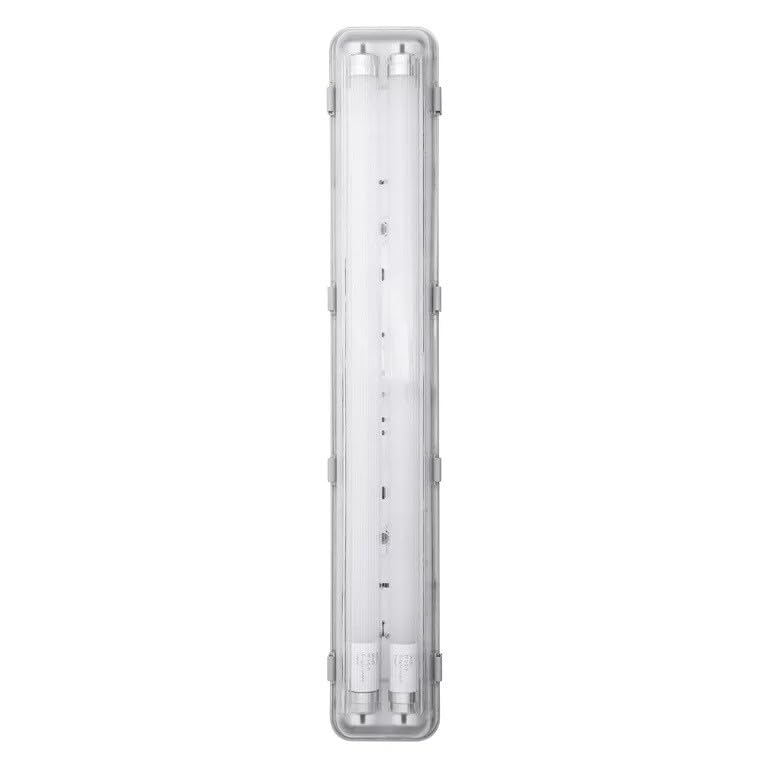 Réglette LED étanche 2 x 15 W 4000 K 120 cm - Éclairage efficace pour intérieur et extérieur, idéal pour les zones humides et commerciales.