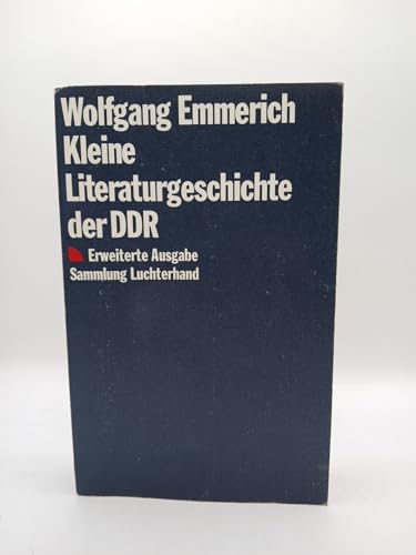 Preisvergleich Produktbild Kleine Literaturgeschichte der DDR (7440 448). 1945 - 1988.